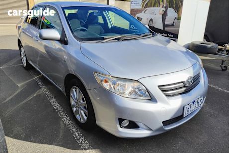 Silver 2007 Toyota Corolla Sedan Conquest