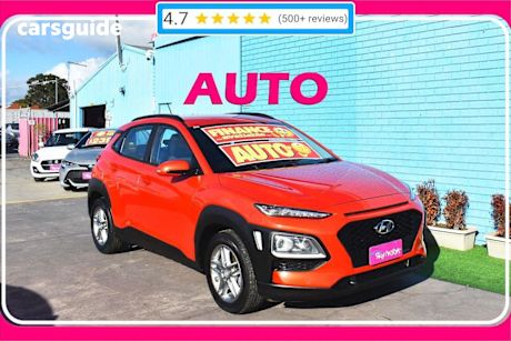 Orange 2018 Hyundai Kona Wagon Active