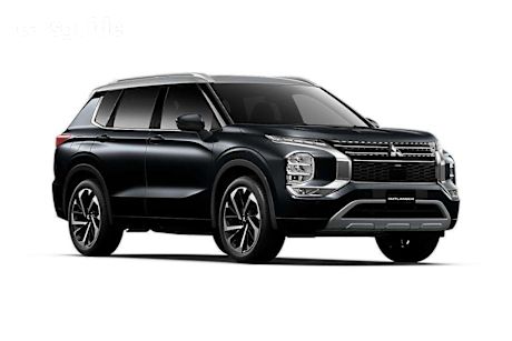 Black 2025 Mitsubishi Outlander Wagon Exceed Tourer 7 Seat (Awd)