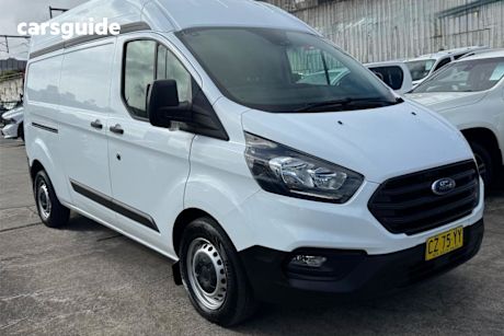 White 2021 Ford Transit Custom Van 340L (lwb)