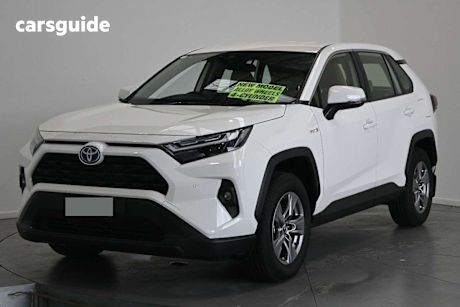 White 2024 Toyota RAV4 Wagon GX F