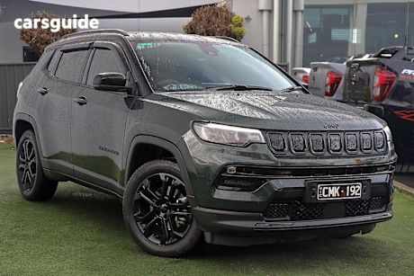 Green 2022 Jeep Compass SUV NIGHT EAGLE F