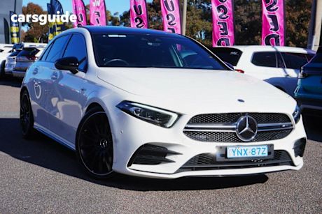 White 2021 Mercedes-Benz A35 Hatchback 4Matic