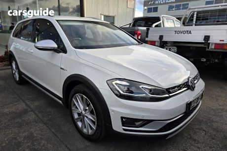 White 2017 Volkswagen Golf Wagon Alltrack DSG 4MOTION 132TSI Premium