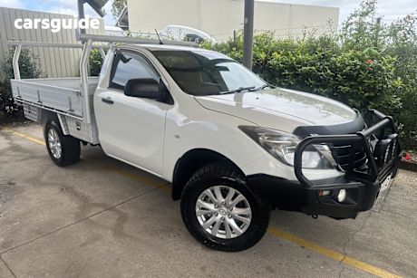 White 2018 Mazda BT-50 Cab Chassis XT (4X4) (5YR)