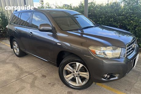 Grey 2009 Toyota Kluger Wagon KX-S (fwd)