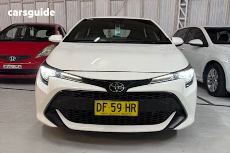 White 2022 Toyota Corolla Hatchback Ascent Sport