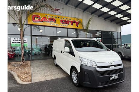 White 2021 Toyota Hiace Van LWB GL (colours)