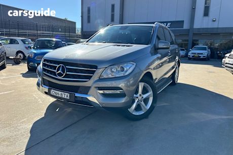 Silver 2012 Mercedes-Benz ML250 Wagon CDI Bluetec (4X4)