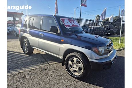 Blue 2001 Mitsubishi Pajero OtherCar