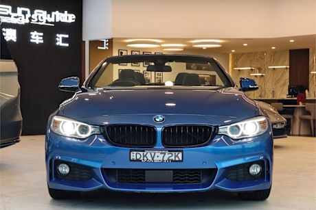 Blue 2016 BMW 430i Convertible M Sport