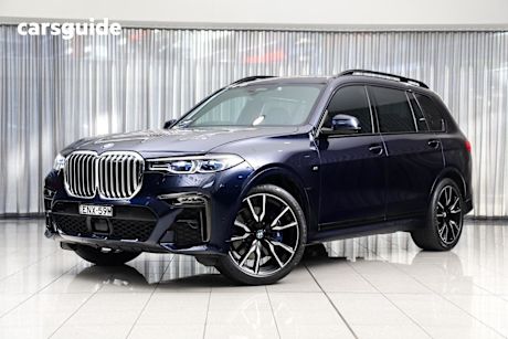Blue 2021 BMW X7 Wagon Xdrive30D M Sport