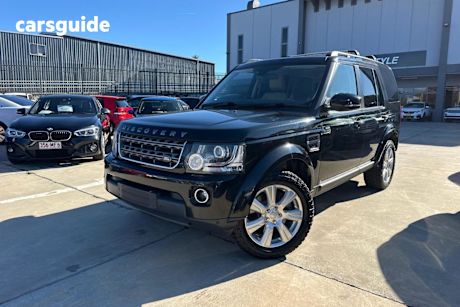 Black 2015 Land Rover Discovery 4 Wagon 3.0 SDV6 SE