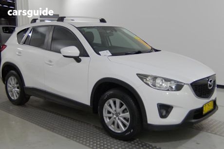 White 2014 Mazda CX-5 Wagon Maxx Sport (4X4)