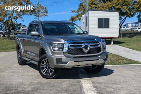 Silver 2024 GWM Cannon Alpha Dual Cab Utility LUX (4X4)