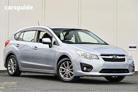 Blue 2014 Subaru Impreza Hatchback 2.0I (awd)