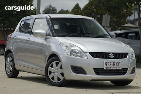 Silver 2011 Suzuki Swift Hatchback GL