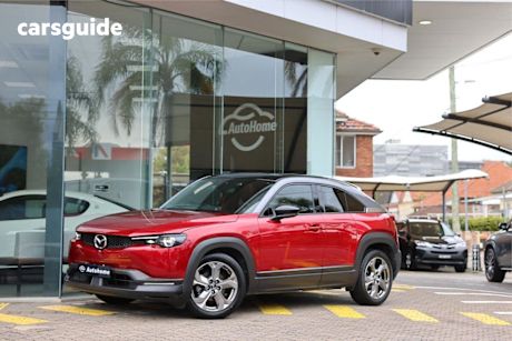 Red 2021 Mazda MX-30 Wagon G20E Astina Mhev