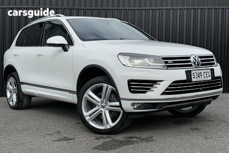 White 2014 Volkswagen Touareg Wagon V8 TDI Tiptronic 4MOTION R-Line