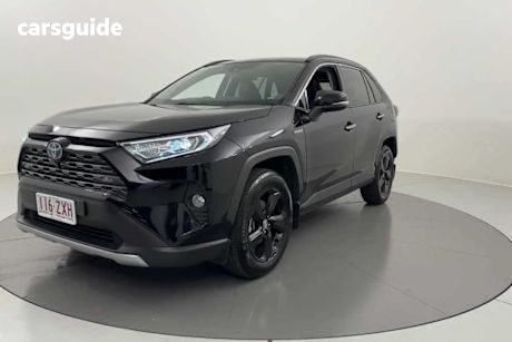 Black 2020 Toyota RAV4 Wagon Cruiser 2WD Hybrid