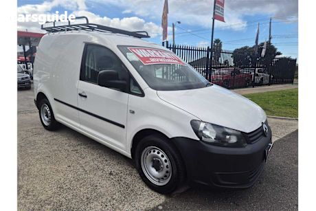 White 2015 Volkswagen Caddy Commercial TSI160 F
