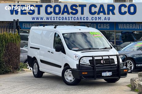 White 2014 Fiat Scudo Van LWB