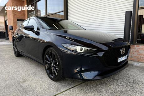 Blue 2020 Mazda 3 Hatchback X20 Astina M Hybrid