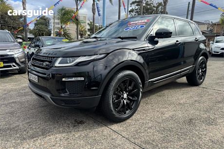 Black 2016 Land Rover Range Rover Evoque Wagon TD4 150 SE