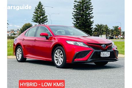 Red 2023 Toyota Camry Sedan Ascent Sport Hybrid