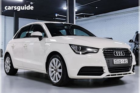 White 2014 Audi A1 Hatchback Sportback 1.4 Tfsi Attraction