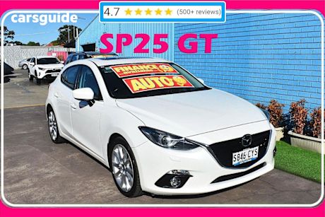 White 2016 Mazda 3 Hatchback SP25 GT