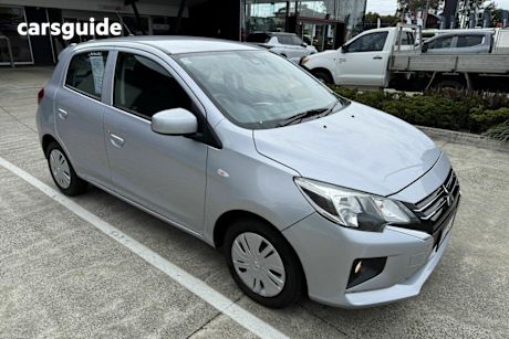 Silver 2021 Mitsubishi Mirage Hatchback ES