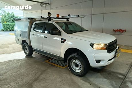 White 2019 Ford Ranger Ute Tray XL 3.2 (4x4) PX MKIII MY19