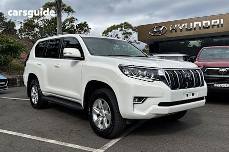White 2022 Toyota Landcruiser Prado Wagon GXL 4X4