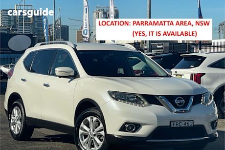 White 2014 Nissan X-Trail Wagon ST-L 7 Seat (fwd)