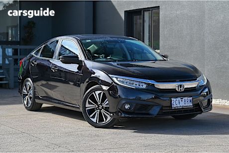 Black 2017 Honda Civic Sedan VTI-LX F