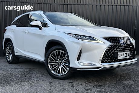 White 2019 Lexus RX450H Wagon Sports Luxury Hybrid