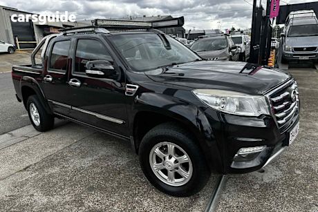 Black 2017 Great Wall Steed Dual Cab Utility (4X4)