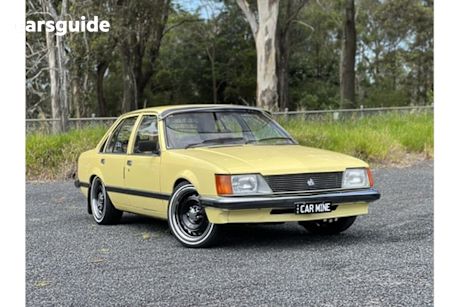 Yellow 1981 Holden Commodore Sedan