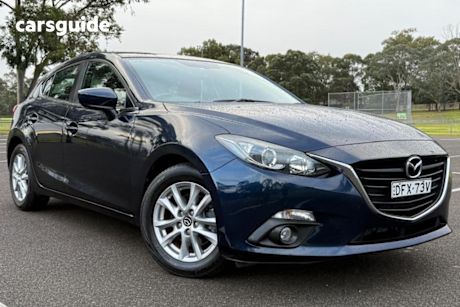 Blue 2016 Mazda 3 Hatchback Maxx