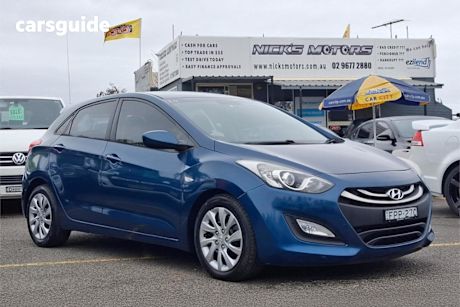 Blue 2014 Hyundai I30 Hatchback Active