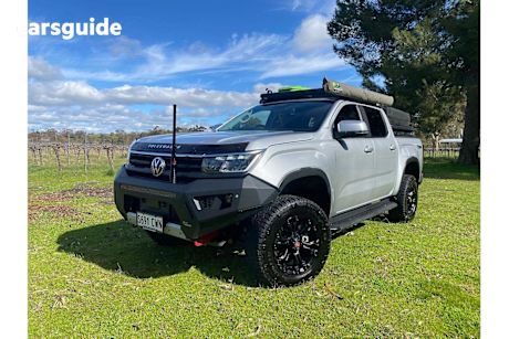 Grey 2023 Volkswagen Amarok Dual Cab Utility Life TDI500 4Motion