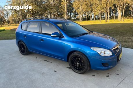Blue 2009 Hyundai I30 Wagon CW SX 2.0