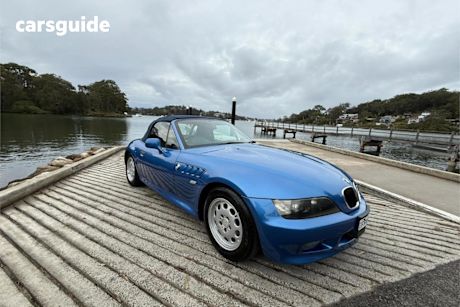 Blue 1998 BMW Z3 Roadster