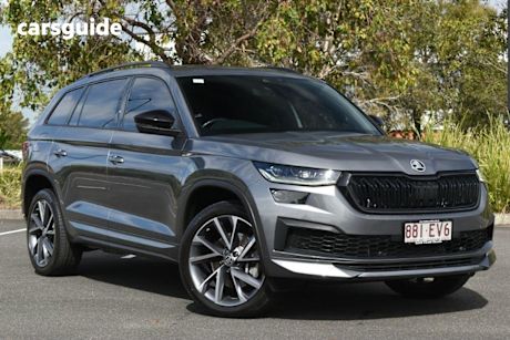 Grey 2022 Skoda Kodiaq Wagon SPORTLINE 4X4