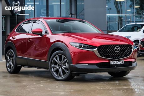 Red 2024 Mazda CX-30 SUV G25 ASTINA F