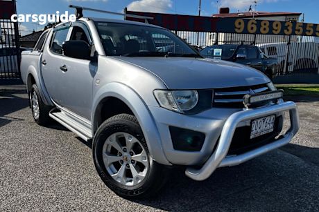 Silver 2012 Mitsubishi Triton Double Cab Utility GLX (4X4)