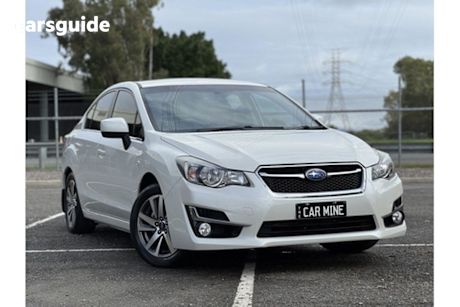 White 2015 Subaru Impreza Sedan 2.0I PREMIUM 4WD