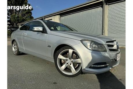 Silver 2011 Mercedes-Benz C-CLASS Coupe C180 BLUEEFFICIENCY R