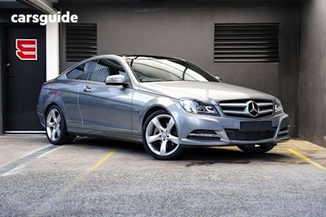 Silver 2012 Mercedes-Benz C250 Coupe CDI BE W204 MY12